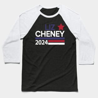 Liz Cheney for President 2024 USA Election Liz 24 Baseball T-Shirt